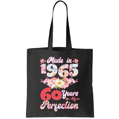 Flower Floral Made In 1965 60 Years Of Perfection Bag