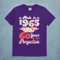 Flower Floral Made In 1965 60 Years Of Perfection T-Shirt