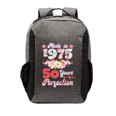 Flower Floral Made In 1975 50 Years Of Perfection Vector Backpack