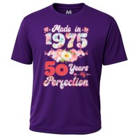 Flower Floral Made In 1975 50 Years Of Perfection Cooling Performance Crew T-Shirt