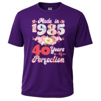 Flower Floral Made In 1985 40 Years Of Perfection Cooling Performance Crew T-Shirt