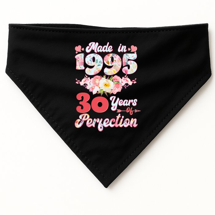 Flower Floral Made In 1995 30 Years Of Perfection USA-Made Doggie Bandana