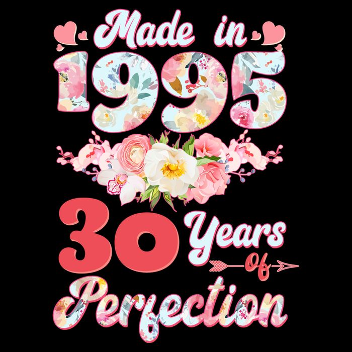 Flower Floral Made In 1995 30 Years Of Perfection USA-Made Doggie Bandana