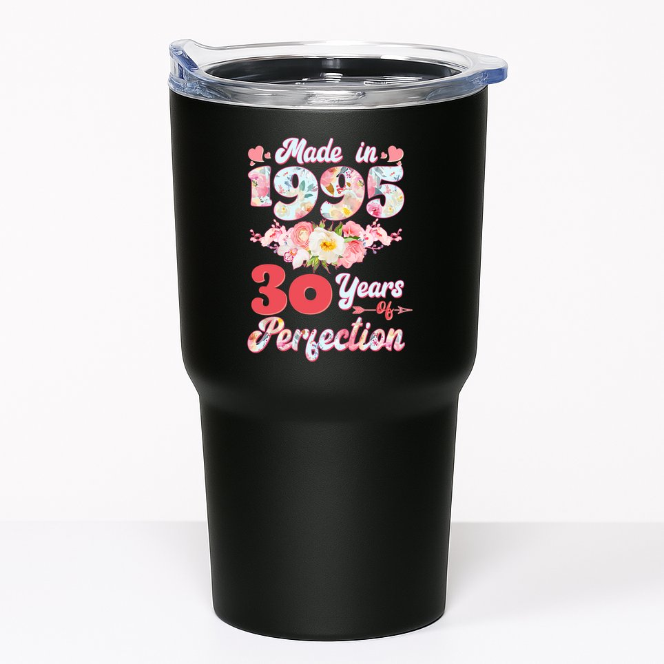 Flower Floral Made In 1995 30 Years Of Perfection Tumbler