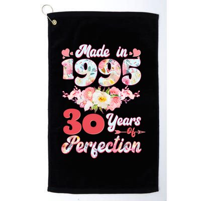 Flower Floral Made In 1995 30 Years Of Perfection Golf Towel