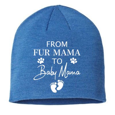 From Fur Mama To Mama Dog Cat Owner New Mom Pregnant Gift Sustainable Beanie