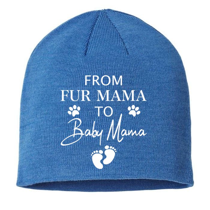 From Fur Mama To Mama Dog Cat Owner New Mom Pregnant Gift Sustainable Beanie