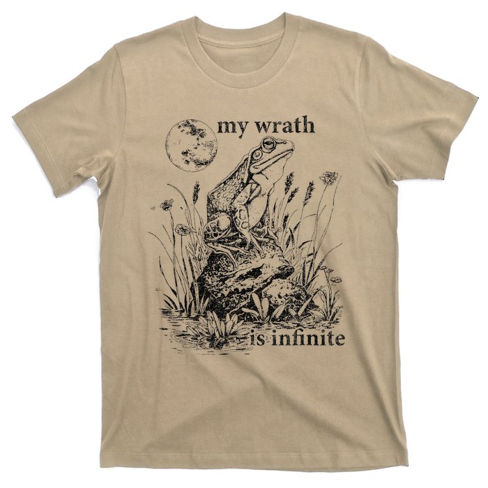 Funny Frog Meme My Wrath Is Infinite Frog Pond T-Shirt