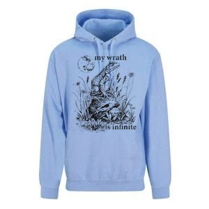 Funny Frog Meme My Wrath Is Infinite Frog Pond Unisex Surf Hoodie