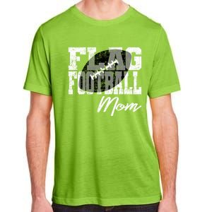 Flag Football Mom Cool Gift Adult ChromaSoft Performance T-Shirt