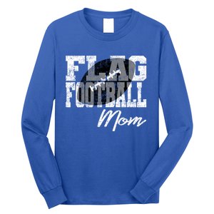 Flag Football Mom Cool Gift Long Sleeve Shirt