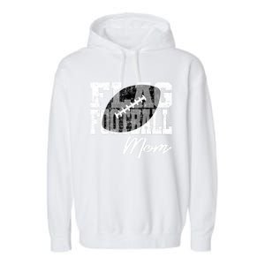 Flag Football Mom Cool Gift Garment-Dyed Fleece Hoodie