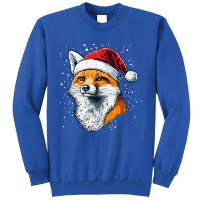 Festive Fox Merry Christmas With Family And Friends Gift Sweatshirt