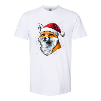 Festive Fox Merry Christmas With Family And Friends Gift Softstyle CVC T-Shirt