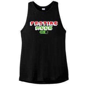 Funny Fasting Mode On Intermittent Fasting Gift Ladies PosiCharge Tri-Blend Wicking Tank