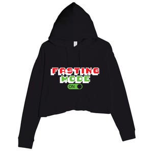 Funny Fasting Mode On Intermittent Fasting Gift Crop Fleece Hoodie