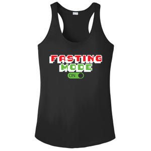 Funny Fasting Mode On Intermittent Fasting Gift Ladies PosiCharge Competitor Racerback Tank