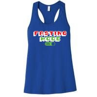 Funny Fasting Mode On Intermittent Fasting Gift Women's Racerback Tank