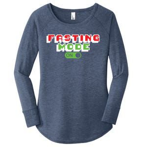 Funny Fasting Mode On Intermittent Fasting Gift Women's Perfect Tri Tunic Long Sleeve Shirt