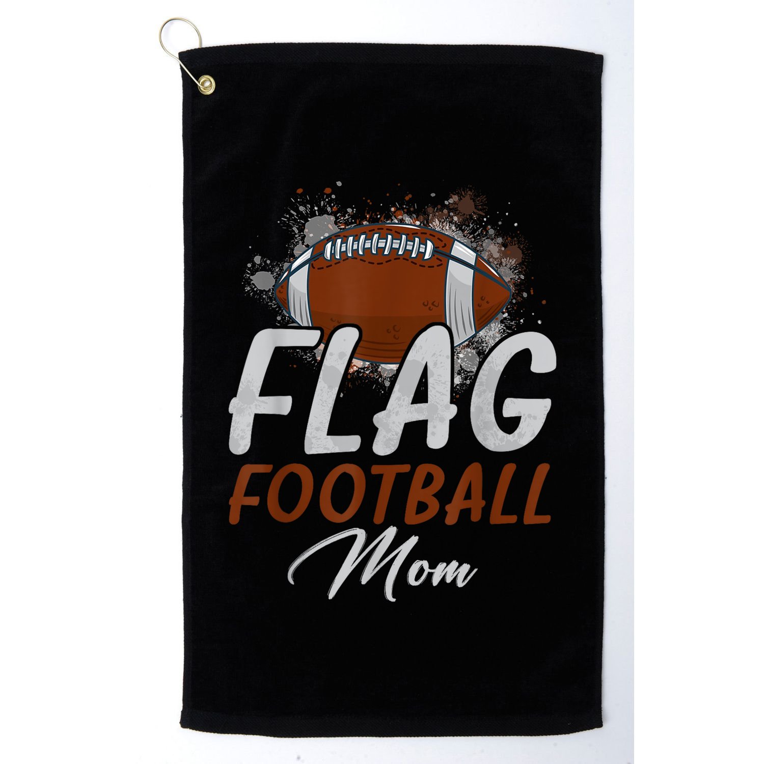 Flag Football Mom Proud Mom Of Ballers Fathers Day Golf Towel