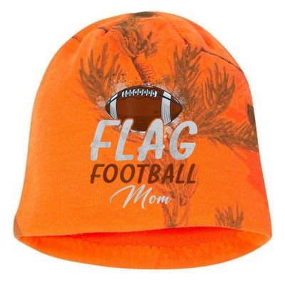 Flag Football Mom Proud Mom Of Ballers Fathers Day Kati - Camo Knit Beanie