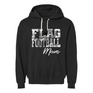 Flag Football Mom Garment-Dyed Fleece Hoodie