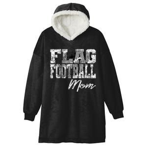 Flag Football Mom Hooded Wearable Blanket