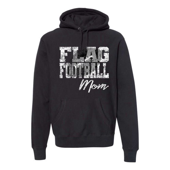 Flag Football Mom Premium Hoodie