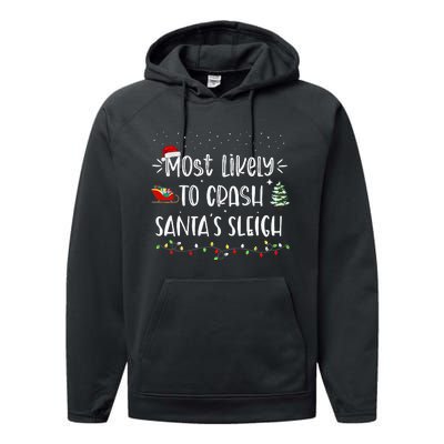 Festive Family Matching Xmas Pajamas Performance Fleece Hoodie