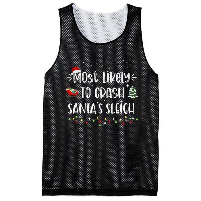 Festive Family Matching Xmas Pajamas Mesh Reversible Basketball Jersey Tank