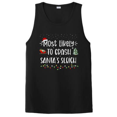 Festive Family Matching Xmas Pajamas PosiCharge Competitor Tank