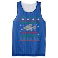 Funny Fisher Merry Fishmas And A Crappie New Year Gift Mesh Reversible Basketball Jersey Tank