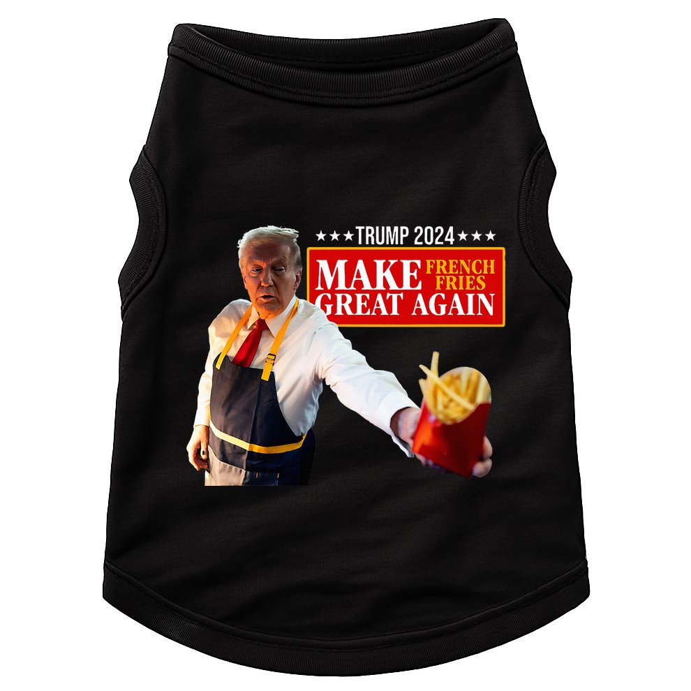 French Fry Make French Fries Great Again Doggie Tank
