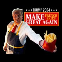 French Fry Make French Fries Great Again Doggie Tank