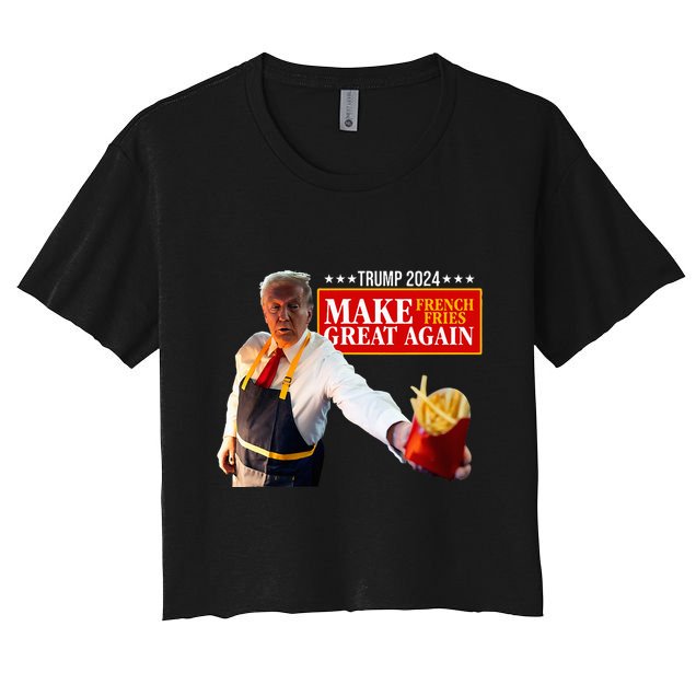 French Fry Make French Fries Great Again Crop Top
