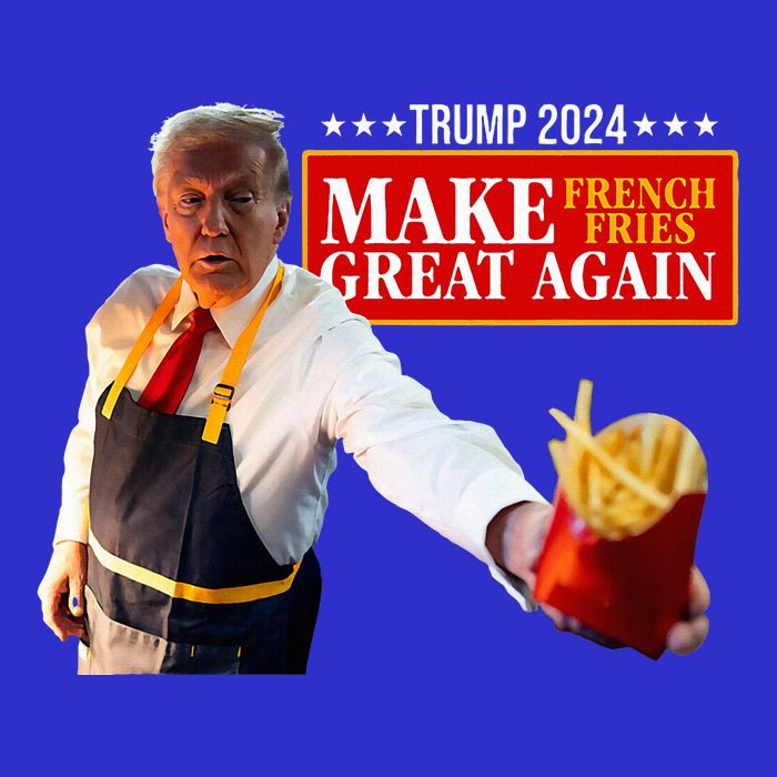 French Fry Make French Fries Great Again Button