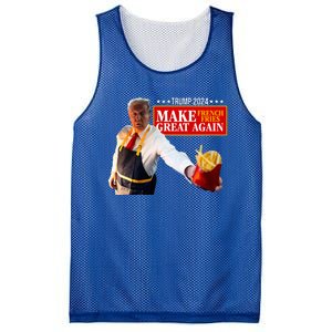 French Fry Make French Fries Great Again Mesh Reversible Basketball Jersey Tank