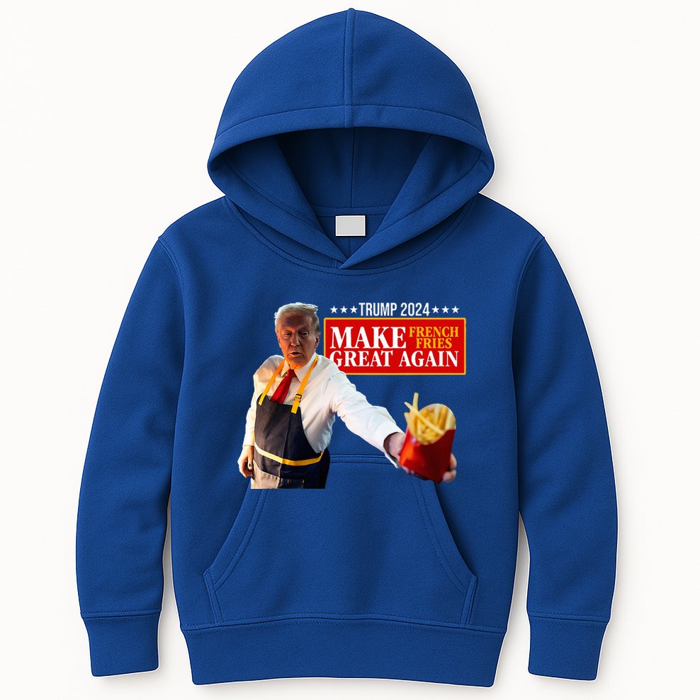 French Fry Make French Fries Great Again Kids Hoodie