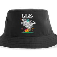 Funny Future Meteorologist Gift For Kids Cool Meteorology Sustainable Bucket Hat