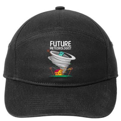 Funny Future Meteorologist Gift For Kids Cool Meteorology 7-Panel Snapback Hat