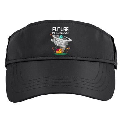 Funny Future Meteorologist Gift For Kids Cool Meteorology Adult Drive Performance Visor