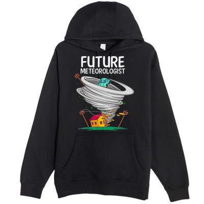 Funny Future Meteorologist Gift For Kids Cool Meteorology Premium Pullover Hoodie