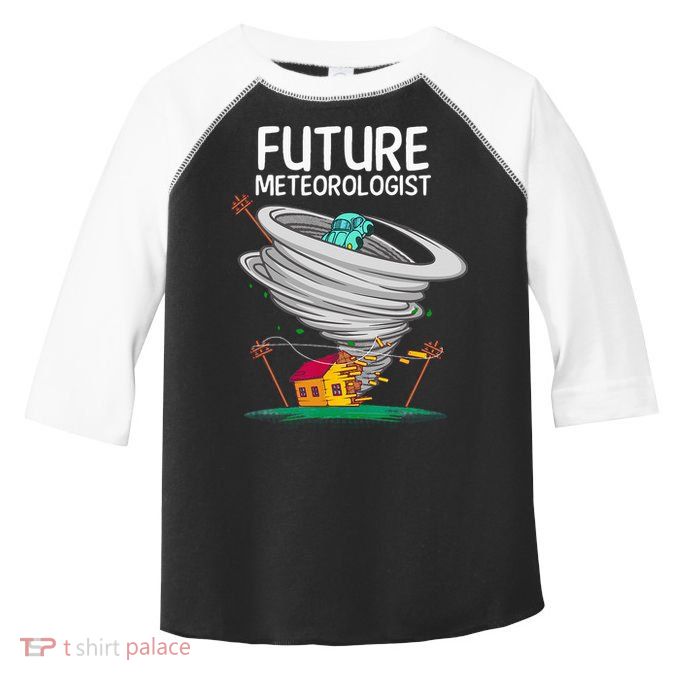 Funny Future Meteorologist Gift For Kids Cool Meteorology Toddler Fine Jersey T-Shirt