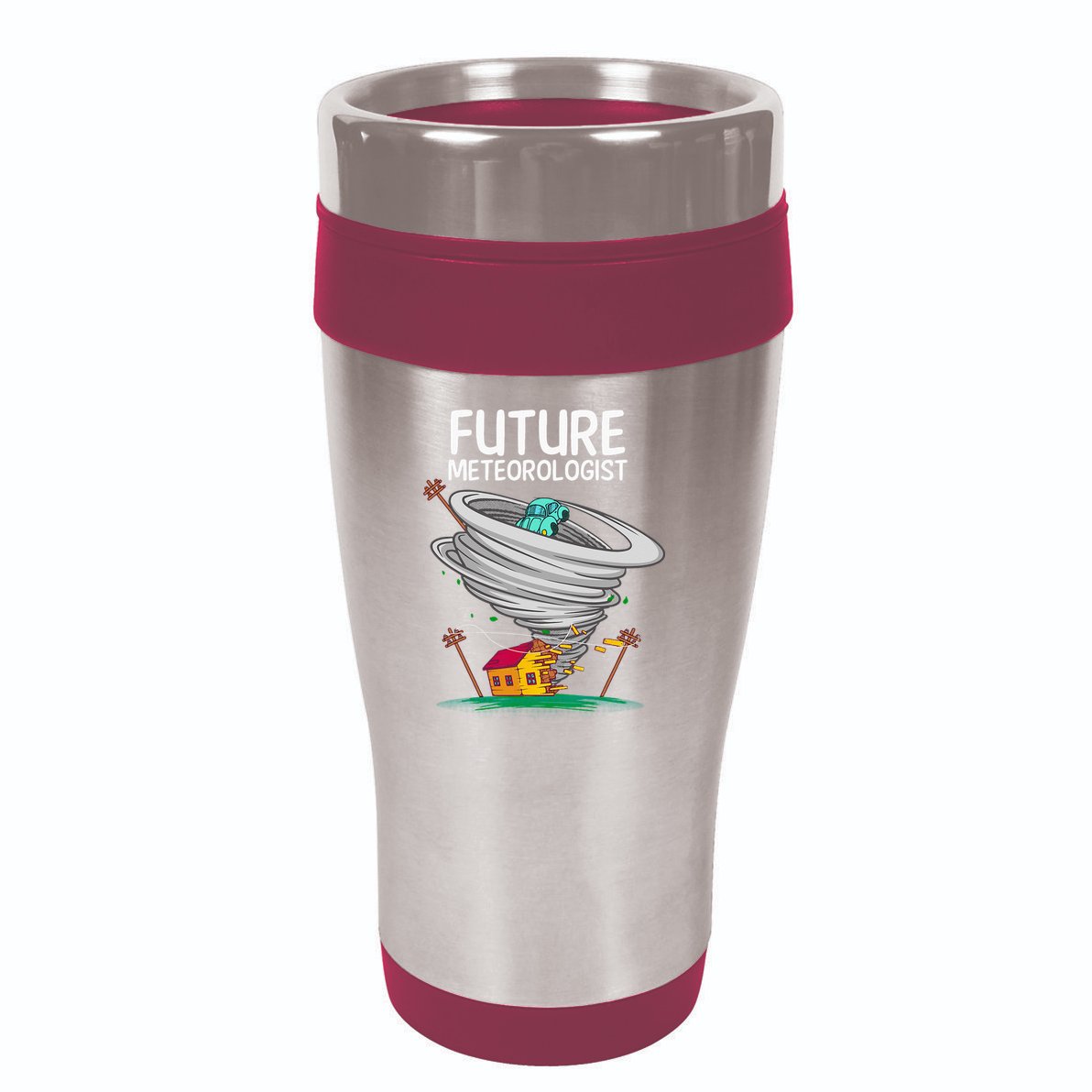 Funny Future Meteorologist Gift For Kids Cool Meteorology 16oz Travel Tumbler