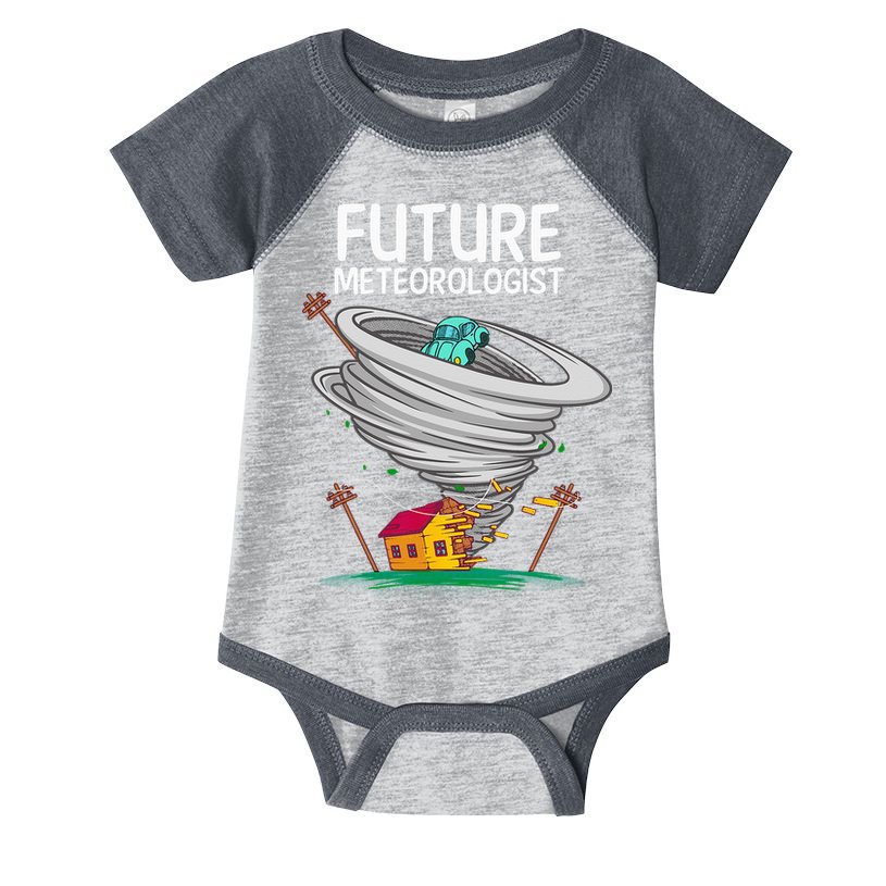 Funny Future Meteorologist Gift For Kids Cool Meteorology Infant Baby Jersey Bodysuit