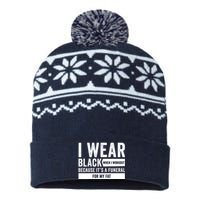 Funeral For My Fat Funny Workout Quote USA-Made Snowflake Beanie