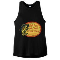 Fish Fear Me And I Fear Them How Do We Break The Cycle Ladies PosiCharge Tri-Blend Wicking Tank