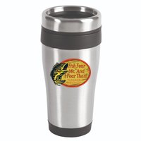 Fish Fear Me And I Fear Them How Do We Break The Cycle 16oz Travel Tumbler