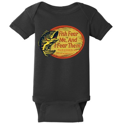 Fish Fear Me And I Fear Them How Do We Break The Cycle Baby Bodysuit
