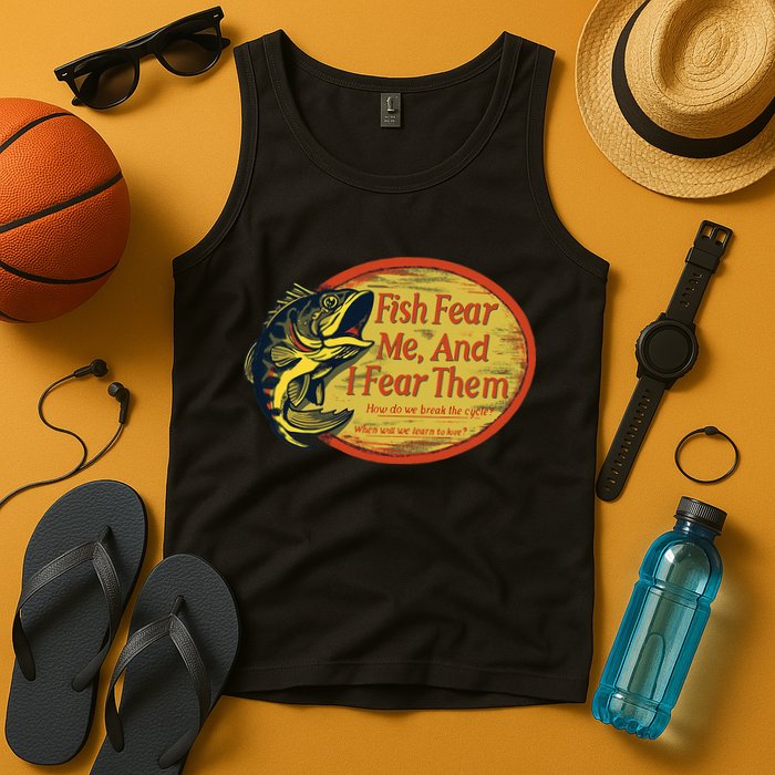 Fish Fear Me And I Fear Them How Do We Break The Cycle Tank Top